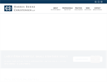 Tablet Screenshot of hbclawyers.com